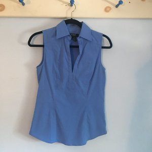 Stretchy blue blouse
